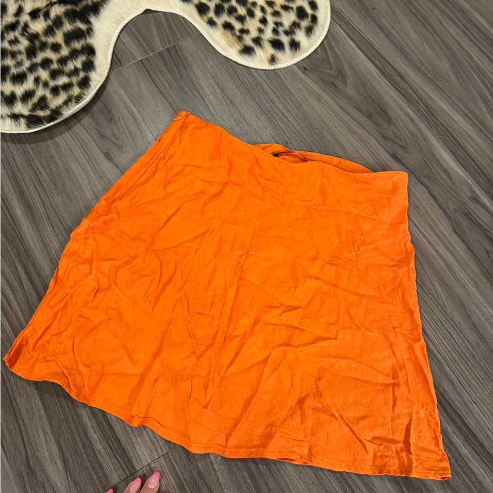 Zara orange skirt - Picture 4 of 4